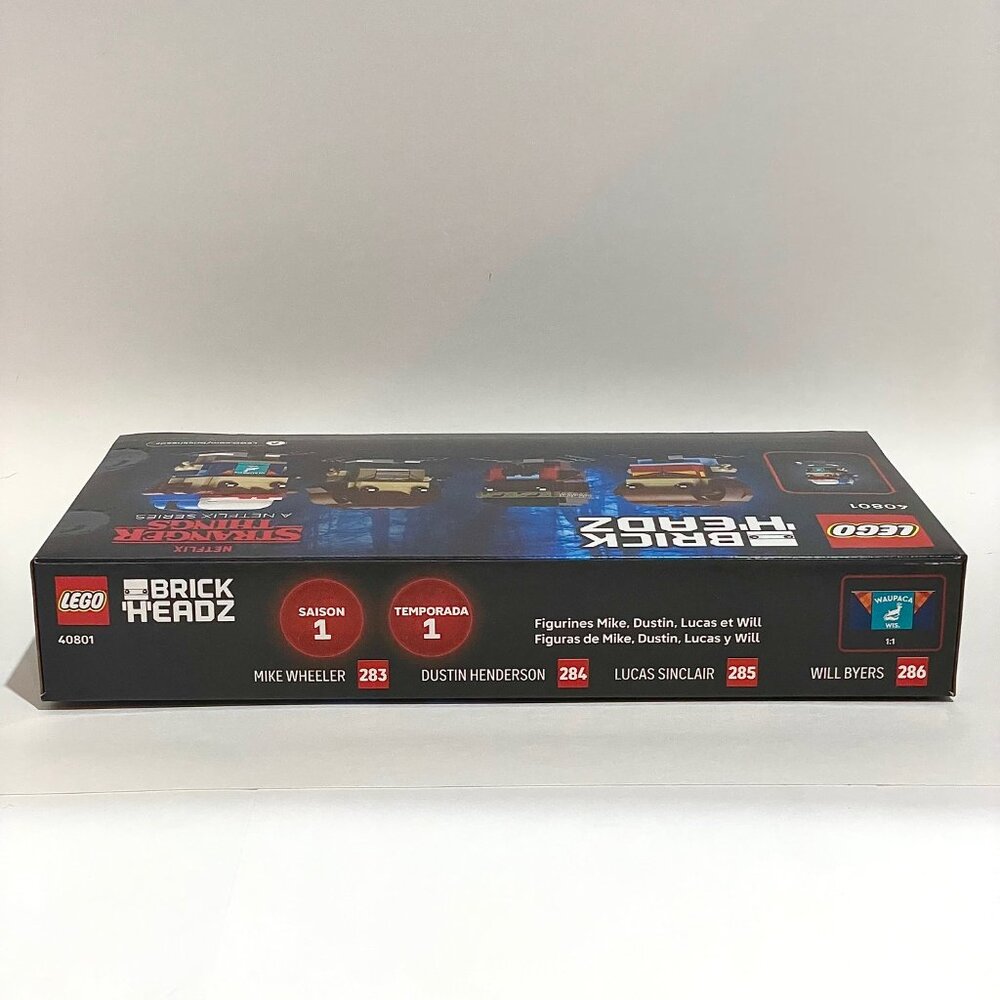 LEGO 40801 Stranger Things Mike, Dustin, Lucas & Will BrickHeadz NEW NIB in Hand - Picture 8 of 13